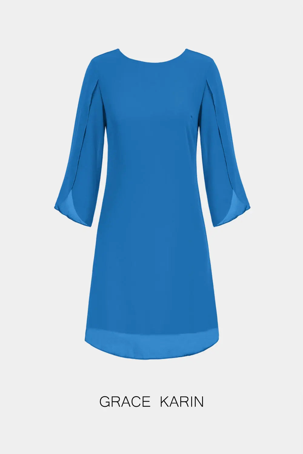 【Only $9.99】GRACE KARIN Chiffon Double-Layer Dress